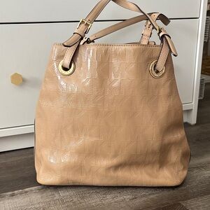 Michael Kors Tan Shoulder Bag with Gold Details